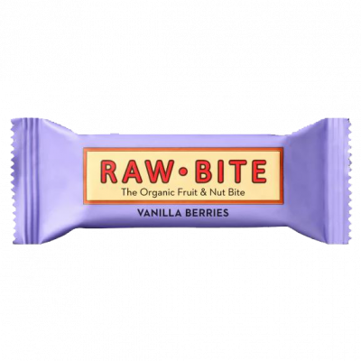Raw Bite Vanilla Berries Riegel vegan (50gr) NEU
